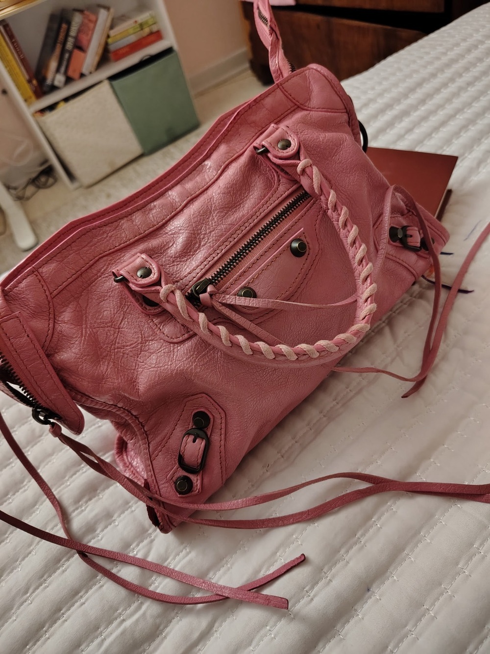 Balenciaga city bag in pink